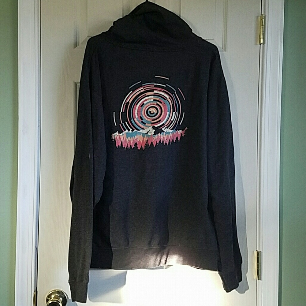 Gently used Threadless gray hoodie size 2XL